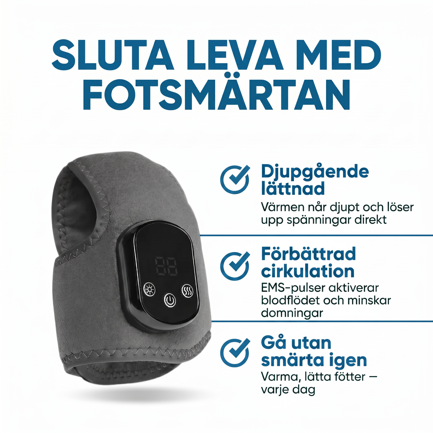 Lindrio™ Djupvärmande Fotmassage
