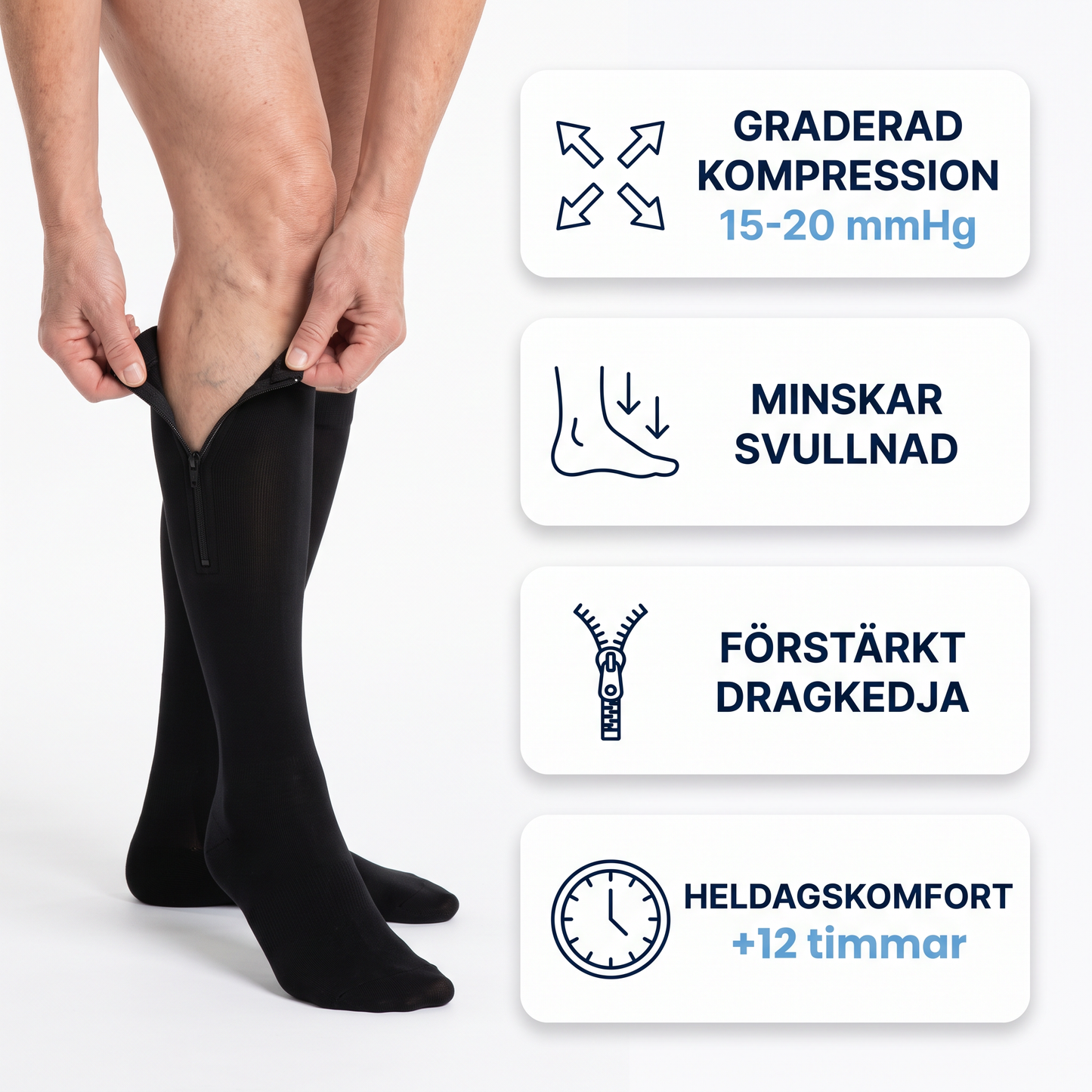 Lindrio™ Kompressionsstrumpor